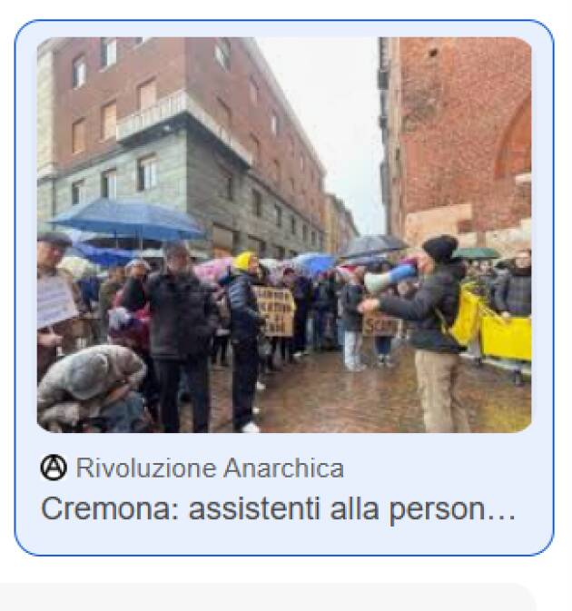 Cremona Finalmente ri-aggiudicato il servizio S.A.A.P. alle Cooperative Locali.
