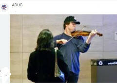 ADUC Il violino, il libro e le facce