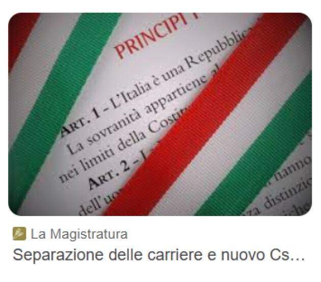 Separazione carriere: Serracchiani (PD), attacco grave alla Costituzione, 