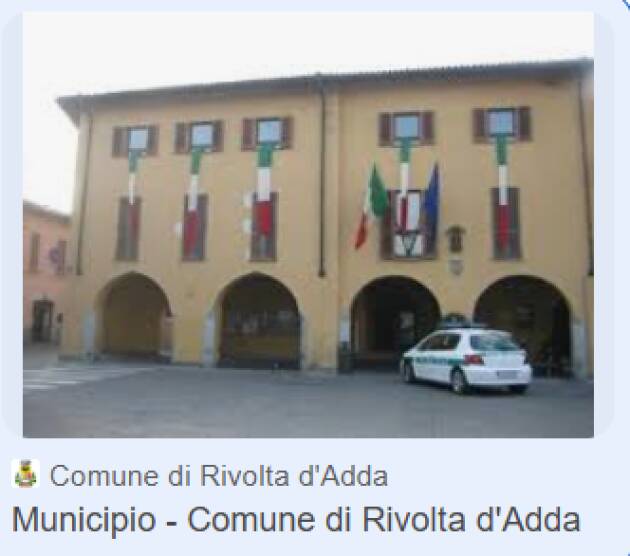 RIVOLTA D'ADDA IL PD ed il gruppo di minoranza: il sindaco si dimetta !