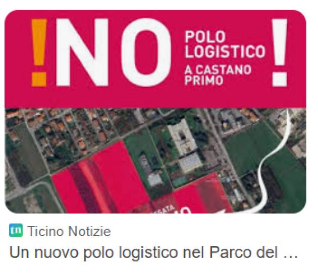 Polo logistico Castano Primo - Di Marco (M5S): Posizione inaccettabili di Regione