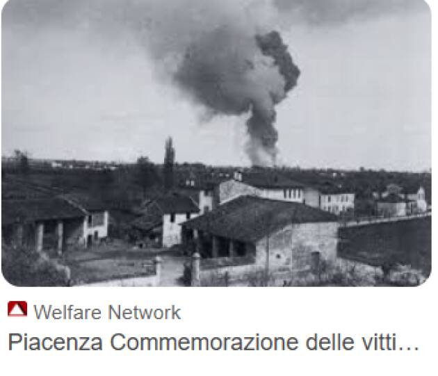 Nell'85° anniversario della tragedia, Piacenza ricorda le vittime della Pertite
