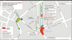 Cremona aggiornamento cantiere via Bergamo