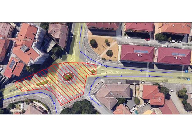 Cremona aggiornamento cantiere via Bergamo