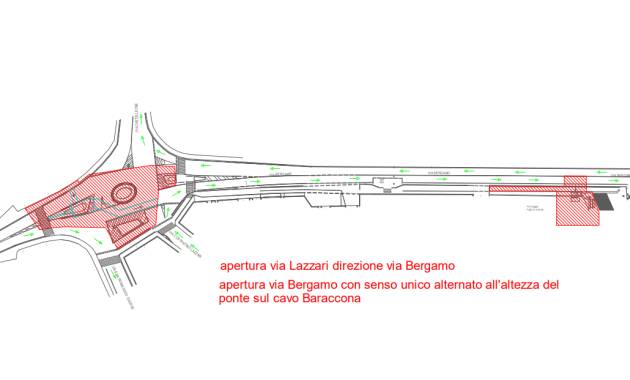Cremona aggiornamento cantiere via Bergamo