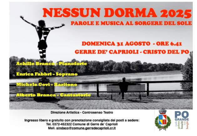 Gerre de Caprioli, si rinnova 'nessun dorma 2025'