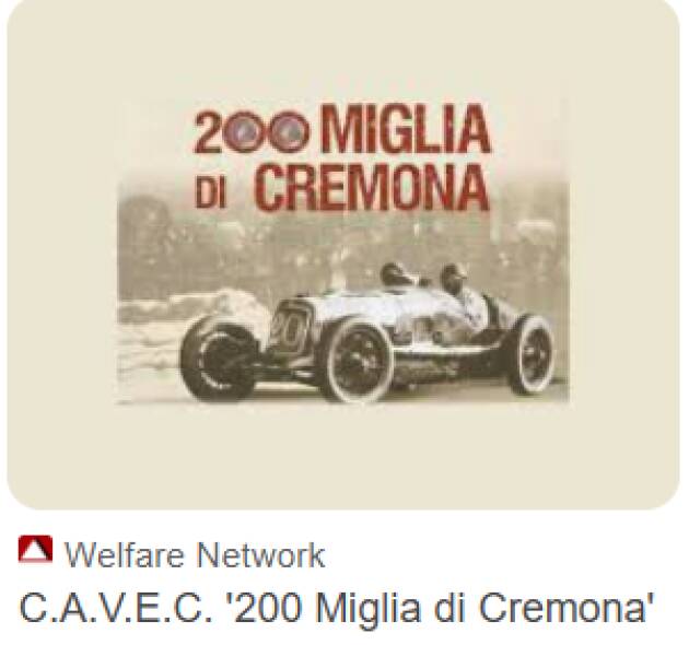 CAVEC le 200 miglia di Cremona