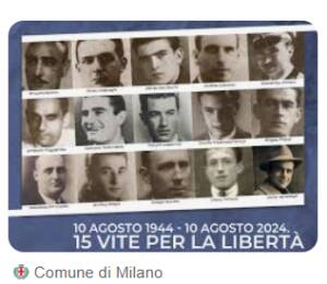 (MI) PIAZZALE LORETO. DOMENICA 1O AGOSTO LA CERIMONIA NELL’81° ANNIVERSARIO DELL’ECCIDIO