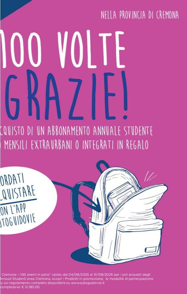 Promozione Back to School provincia di Cremona