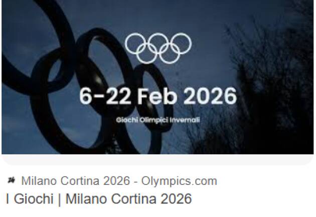 OLIMPIADI. PORTESANI: BENE LA GIUNTA DI CREMA, CREMONA AL SOLITO NON PERVENUTA