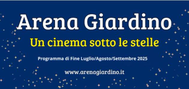 (CR) Arena Giardino Programma dal 14 al 21 Agosto