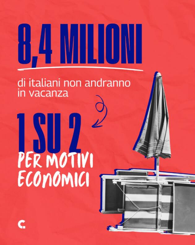 Collettiva Non faranno le vacanze 8,4 milioni di italiani