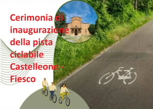 Cerimonia di inaugurazione della pista ciclabile Castelleone - Fiesco