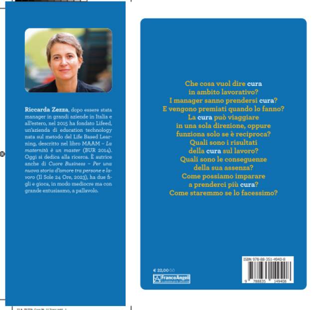 Nuovo libro dell'autrice Riccarda Zezza 'Cura'