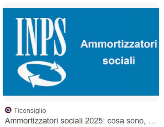 INPS, estensione degli Ammortizzatori Sociali: chiarimenti