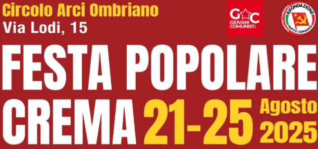 Crema la Festa di Rifondazione dal 21 al 25 agosto 2025