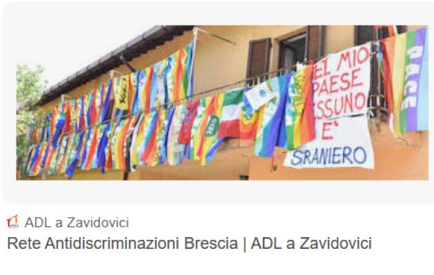 (BS) PER UNA COMUNITÀ EDUCATIVA CHE ACCOGLIE