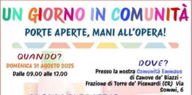 Emmaus PORTE APERTE, MANI ALL'OPERA!