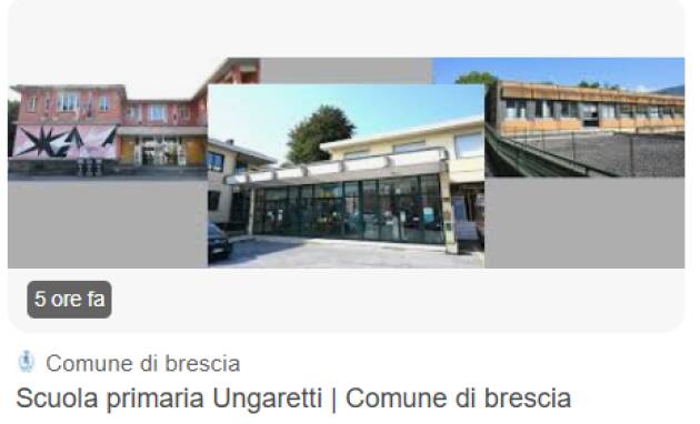 (BS) SCUOLA PRIMARIA UNGARETTI: UNA SOLUZIONE CONDIVISA PER IL PERIODO DEI LAVORI