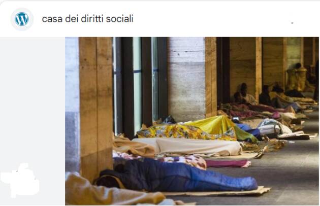 SENZA FISSA DIMORA. PORTESANI, BELTRAMI: LA CRONACA CITTADINA RACCONTA DI PERSONE IN DIFFICOLTA’