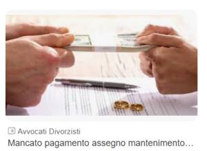 ADUC Genitore non paga il contributo al mantenimento? 