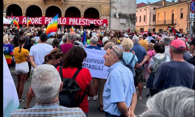 Bozzolo Cgil Cremona PIAZZA EUROPA PIENA PER LA PACE