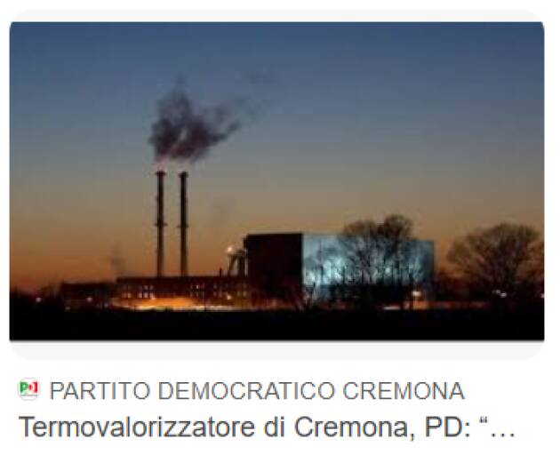 Informazioni sui lavori in corso al termovalorizzatore di Cremona