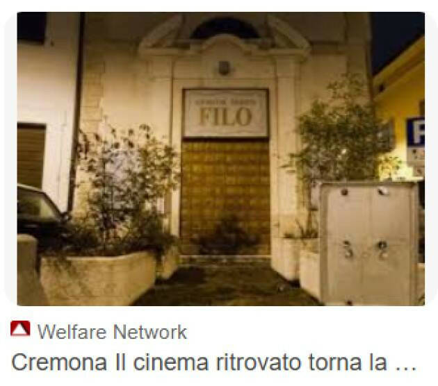 (CR) NEWSLETTER DEL CINEMAFILO dal 2 settembre 2025