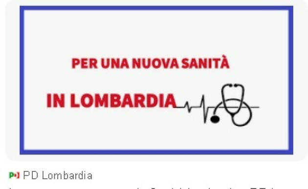 SANITÀ, PILONI (PD): DATI GIMBE CERTIFICANO CROLLO LOMBARDIA
