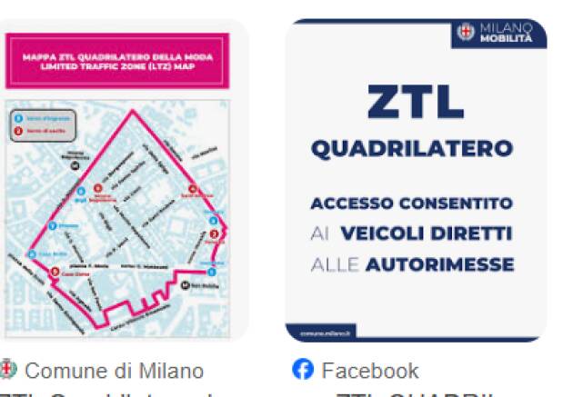 (MI) MOBILITÀ. ZTL QUADRILATERO, DAL 15 SETTEMBRE ATTIVE LE TELECAMERE PER IL SANZIONAMENTO