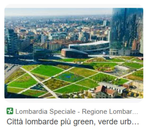 Regioni più green d'Italia, Lombardia nella top 5