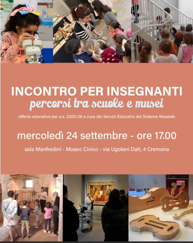 (CR) Percorsi tra scuole e musei