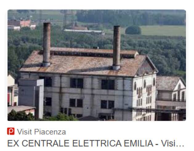 (PC) Terza età, visita guidata all’ex Centrale elettrica Emilia