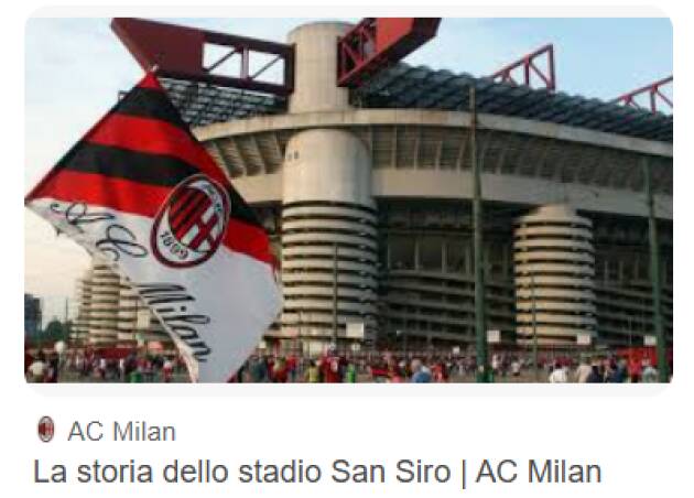 (MI) STADIO. ONLINE NUOVI ATTI E PROVVEDIMENTI