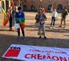 Cremona OLTRE 500 IN PIAZZA STRADIVARI PER FERMARE LA GUERRA A GAZA