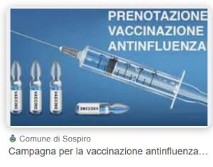 DAL 1° OTTOBRE PARTE LA CAMPAGNA VACCINALE ANTINFLUENZALE 2025/2026