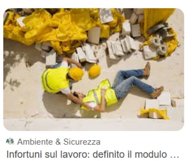 INFORTUNIO BUBBIANO-PIZZIGHINI (M5S): ENNESIMA TRAGEDIA SUL LAVORO