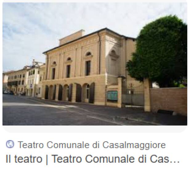  Teatro Comunale di Casalmaggiore Stagione Teatrale 2025 - 2026