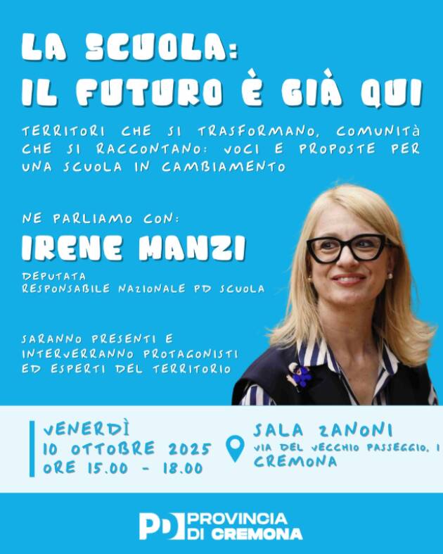 PD La scuola: il futuro è già qui – incontro a Cremona il 10 ottobre 