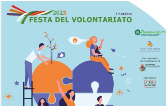 DOMENICA 5 OTTOBRE 2025 31° FESTA DEL VOLONTARIATO CREMONESE