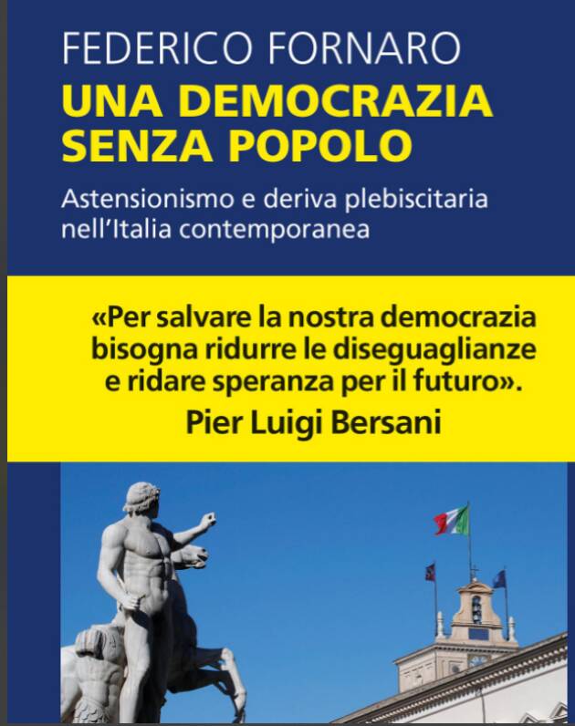 Rinviata a data da definire PD Cremona FEDERICO FORNARO presenta il libro ' Democrazia senza popolo'
