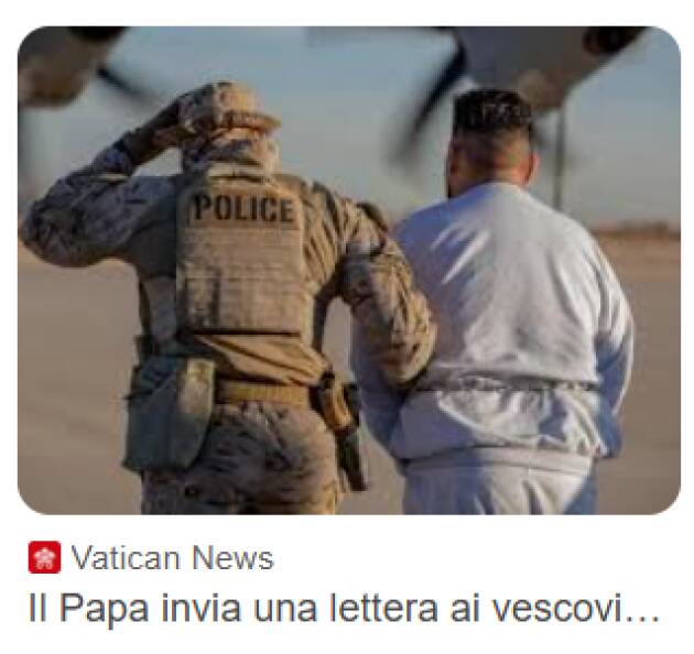 La difesa dei migranti: Papa Leone XIV e il clero Usa alzano la voce |Domenico Maceri, PhD