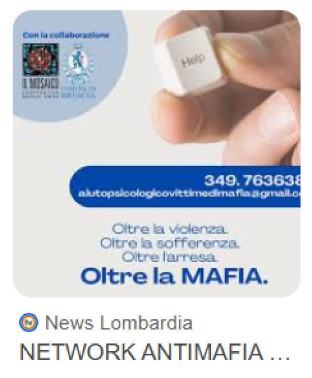 Brescia “OLTRE LA MAFIA”, BANDO DI CONCORSO PER LE SCUOLE