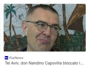 Torna a Crema don Nandino Capovilla con la sua testimonianza 'Sotto il cielo di Gaza'