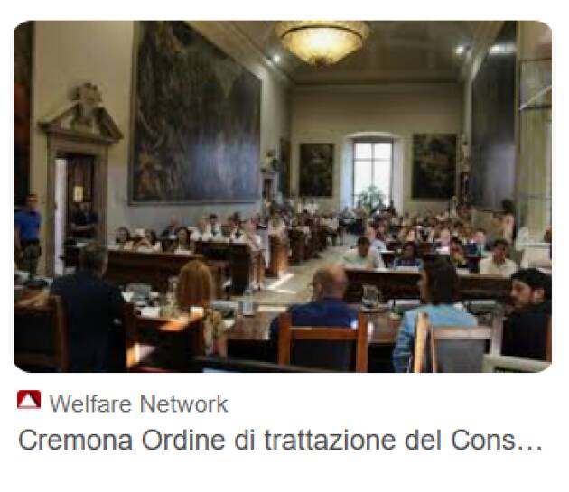 Resoconto sintetico del Consiglio Comunale del 13 ottobre 2025