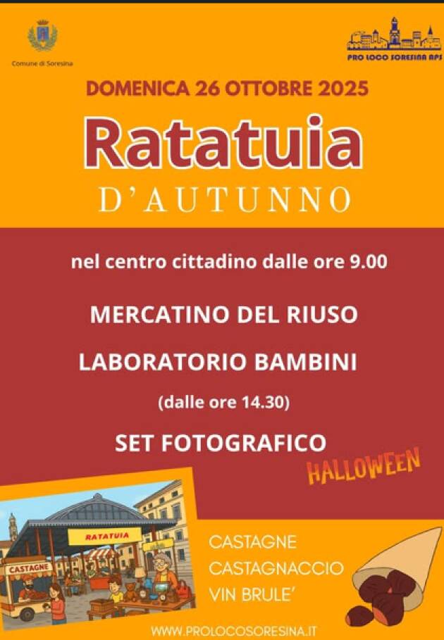 Pro Loco Soresina L’autunno arriva con la Ratatuia 