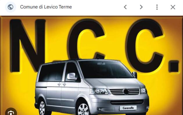 BANDO SERVIZIO NOLEGGIO CON CONDUCENTE, TERMINATA LA FASE ISTRUTTORIA