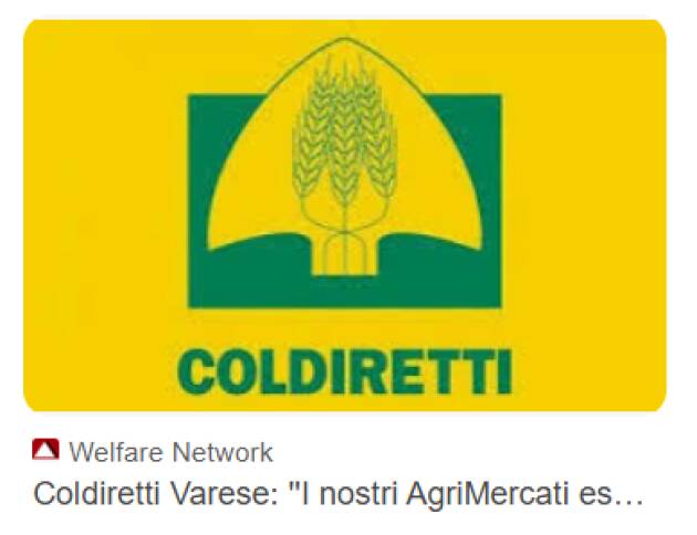 UE: COLDIRETTI, ITALIA BOCCIA TAGLI A WELFARE E AGRICOLTURA PER FINANZIARE ARMI