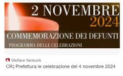 Crema Le celebrazioni del 2 e 4 novembre 2025