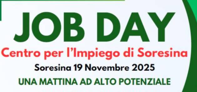 JOB DAY al Centro per l'impiego di Soresina 